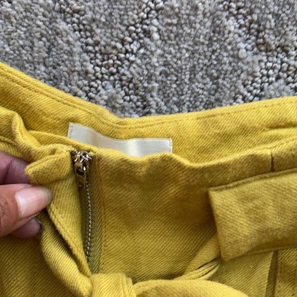 Elevenses high waisted pants linen cotton blend summer office lightweight - Picture 5 of 6